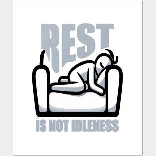 Rest Is Not Idleness Posters and Art